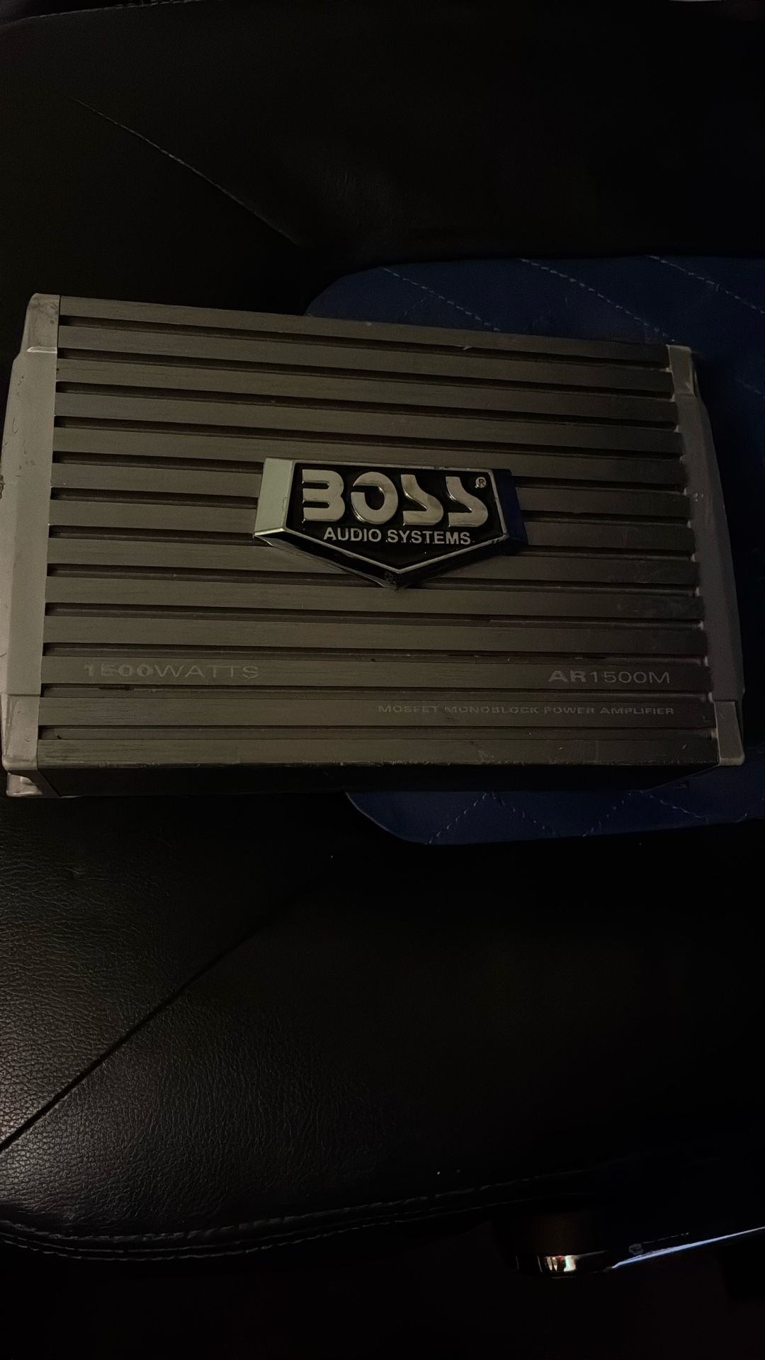 BOSS AUDIO SYSTEMS AR 1500M Monoblock Car Amplifier - 1500 Watts Max Power, 2/4 Ohm Stable, Class A/B, Mosfet Power Supply