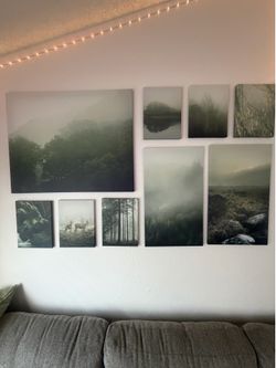 Nature Landscape Canvas Wall Art Set