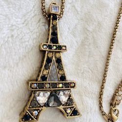 Eiffel Tower long necklace