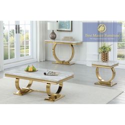 Faux Marble Table Set 3 Pc S