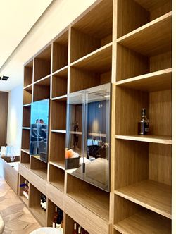 Made in Italy Living room cabinetry / bookcase custom made by Laura Meroni