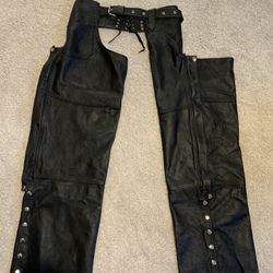 Genuine leather chaps