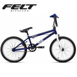 Felt Heretic 20" Freestyle BMX Bike - Blue/White - Gyro System