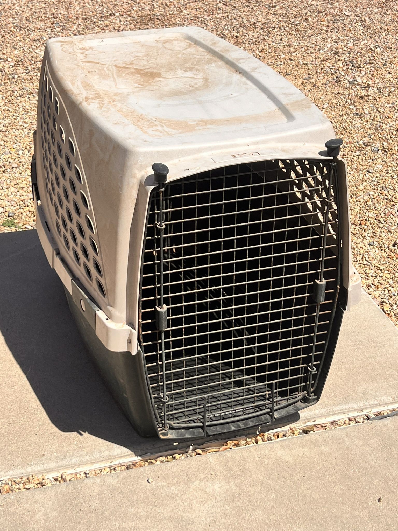 N2N Large Plastic Dog Pet Cage (LxWxH: 36” x 22” x 26”)