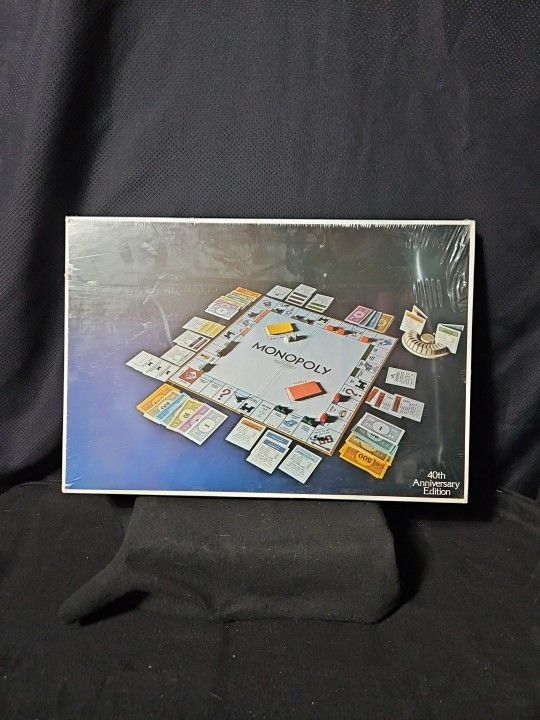Monopoly 40th Anniversary Edition 1974 Deluxe Large Box Factory Sealed