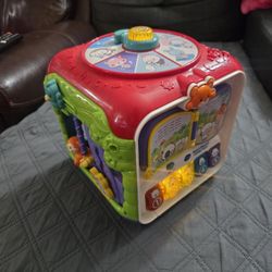 ​VTech Sort & Discover Activity Cube - Pink - Educational Toy