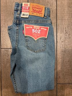 Levi's 502 Regular Taper Stretch Jeans Size 8 Reg