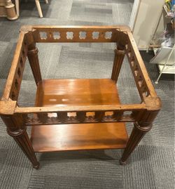 Decorative Solid Wood Side Table Base
