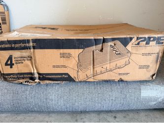 Heavy duty cast aluminum deep transmission Pan