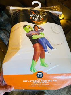 Inflatable pick-me-up monster costume