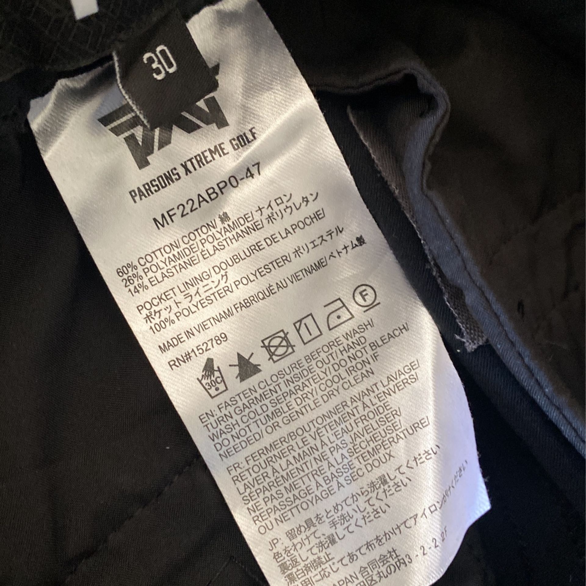 ハンドメイド画像 PXG golf pants Size 30 stretch Pants 30x 27