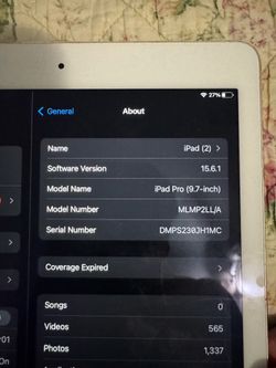 iPad Pro 9.7 inch 2016
