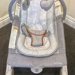 Summer Infant 2-in-1 Bouncer & Rocker Duo, Heather Gray