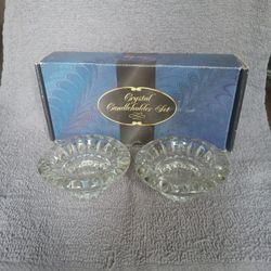 Crystal Candleholder Set