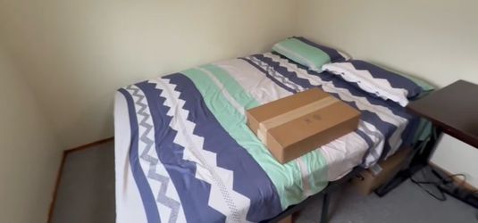Queen-Sized Mattress + Bed Frame