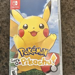 Nintendo Switch Game Pokémon Let’s Go Pikachu