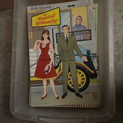 THE HAPPIEST MILLONAIRE 1967 Paper Dolls Book UNCUT