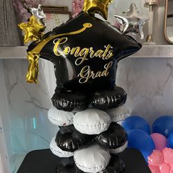 Graduation Balloon Column 