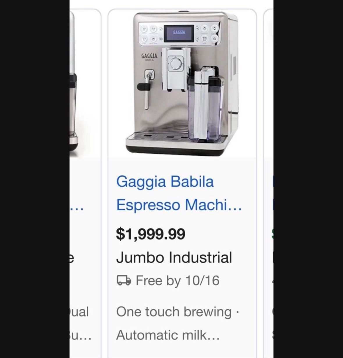 LOW PRICE MOVING- $2k + TAX RETAIL Gaggia Babila SUPER AUTOMATIC EXPRESSO MACHINE