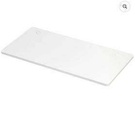 All new 48”x24” white universal piece rectangle desk top