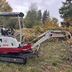 Takeuchi TB216 Excavator 