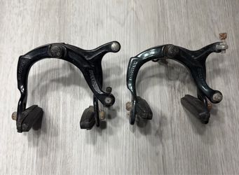 Old School DIA COMPE BULLDOG BMX Brake Calipers In Black (NO LEVERS) As Is