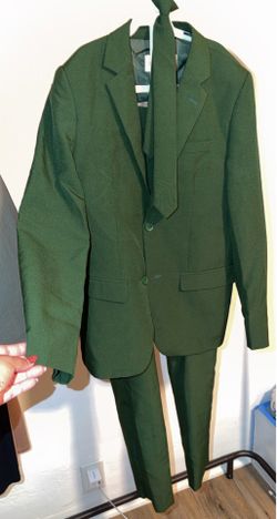 Youth green tuxedo