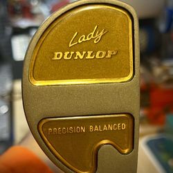 Lady Dunlop Model 250 Mallet Putter Women's RH 33" Pro Series Steel Shaft Nice!