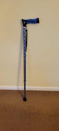 Blue Adjustable Walking Cane