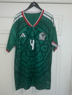 adidas Mexico Soccer Jersey 2026 World Cup Green White Red E. Álvarez #4 Adult Size 2XL (Fits Men’s XL) New with Tags