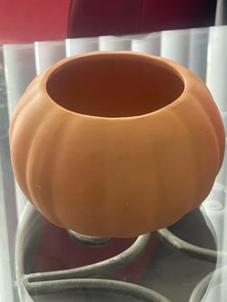 pumpkin candy clay jar