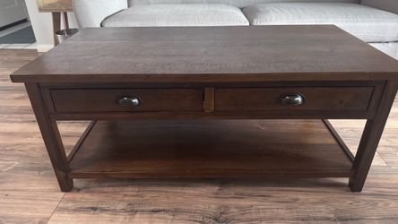 Coffee Table with Drawers