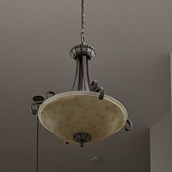 2x Wought iron Chandelier 