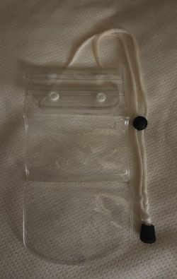 Clear Waterproof Phone Pouch with Lanyard – Never Used