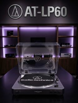 Audio-Technica AT-LP60 Turntable Record Player - Serviced