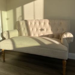 White sofa - barely used
