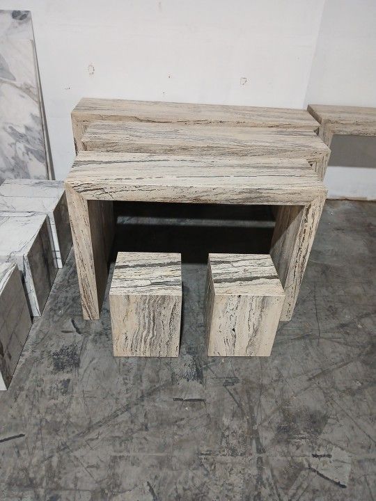 MARBLE and TRAVERTINE furniture 50% OFF