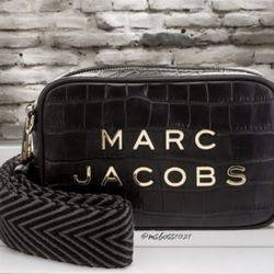 ✨BRAND NEW/ AUTHENTIC✨ Marc Jacobs Croc Embossed Flash Bag 