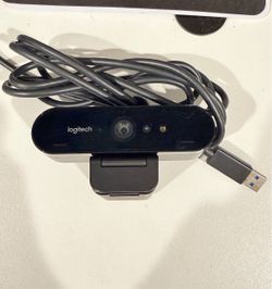 Logitech Brio 4K Pro Ultra HD Webcam V-U0040 USB-C Stream Video Camera w/ Cable