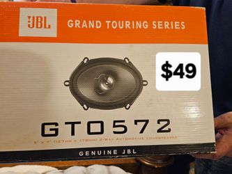 The item is a JBL GTO572 Grand Touring Series 5x7 automotive speaker