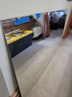 69x40 frameless mirror