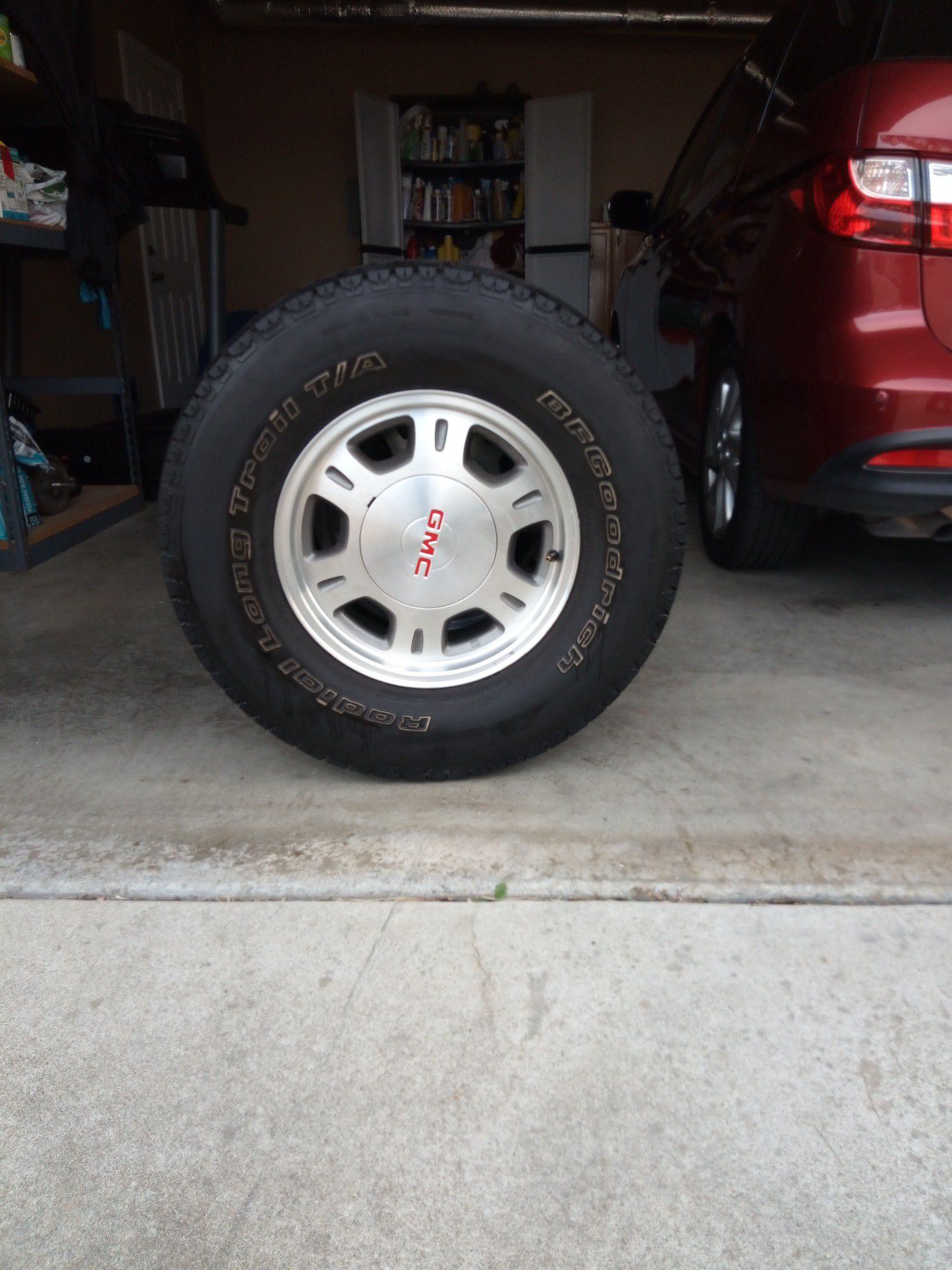 ,GMC wheels with tires in good condition