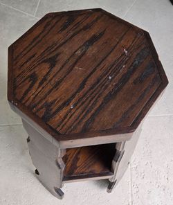 Wood table 13" W x 28" H