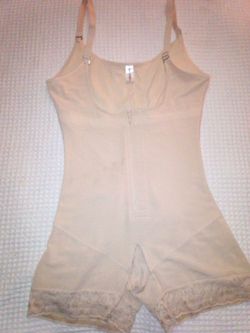 Nude Full Body Shaper with Lace Trim Large to Extra Large
