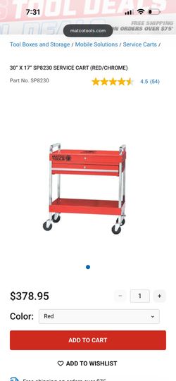 Matco Service Cart