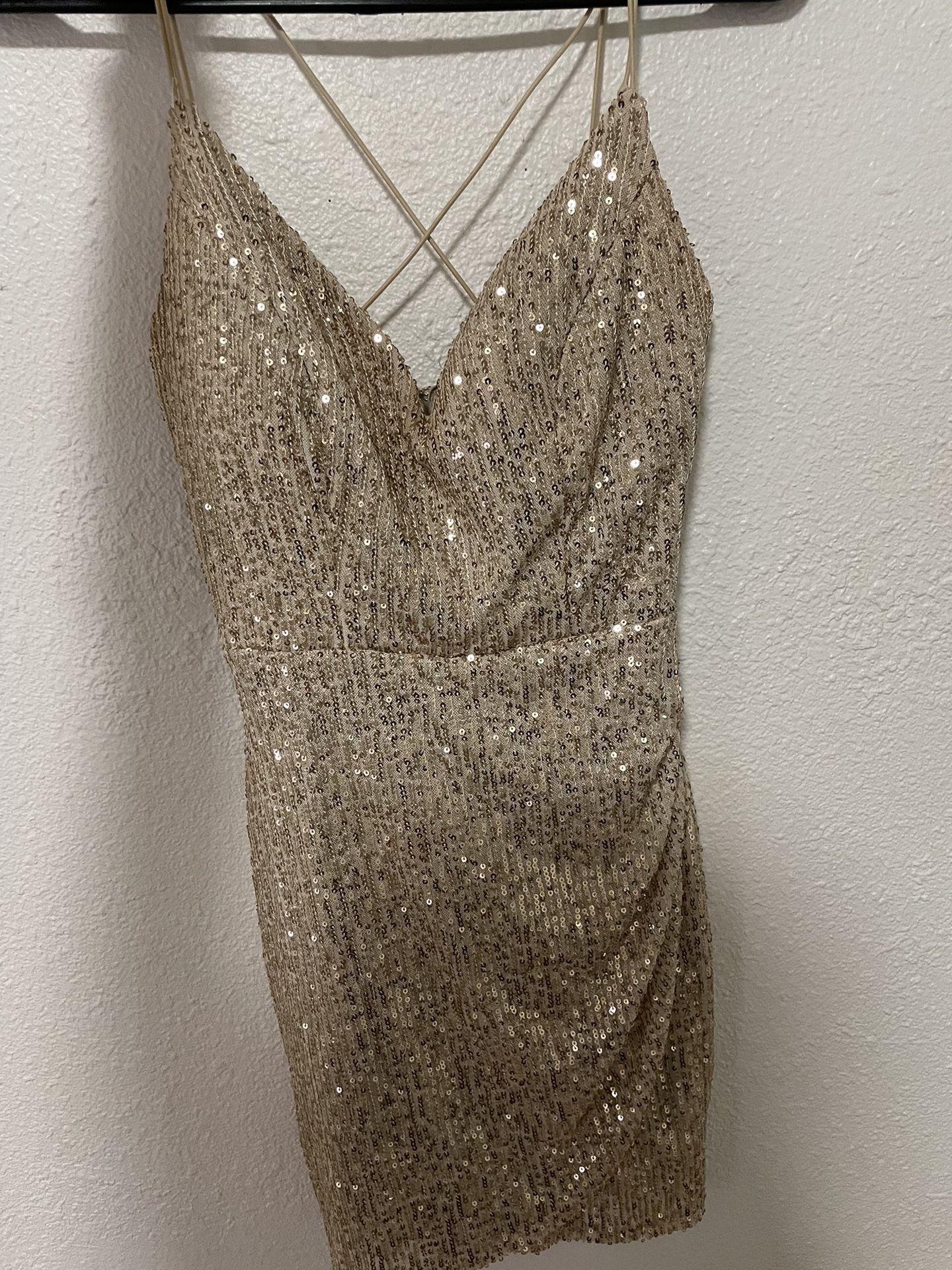 Gold Beautiful Windsor Dress