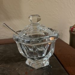 Baccarat Crystal Sugar Jar