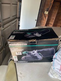 Metabo HPT 3" x 21" Corded Belt Sander (Model SB8V2).
