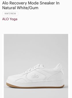 Alo white/gum shoes- women’s 9.5