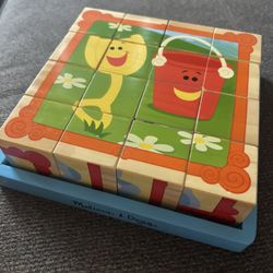 Melissa And Dough,  Blue’s Clues & You, Wooden Cube Puzzle 